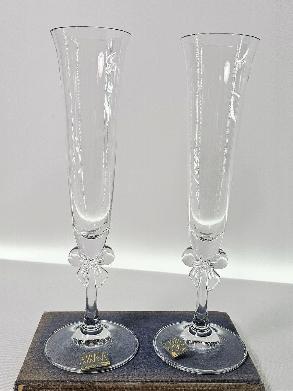 Set Of 2 Vintage Mikasa Flutes
